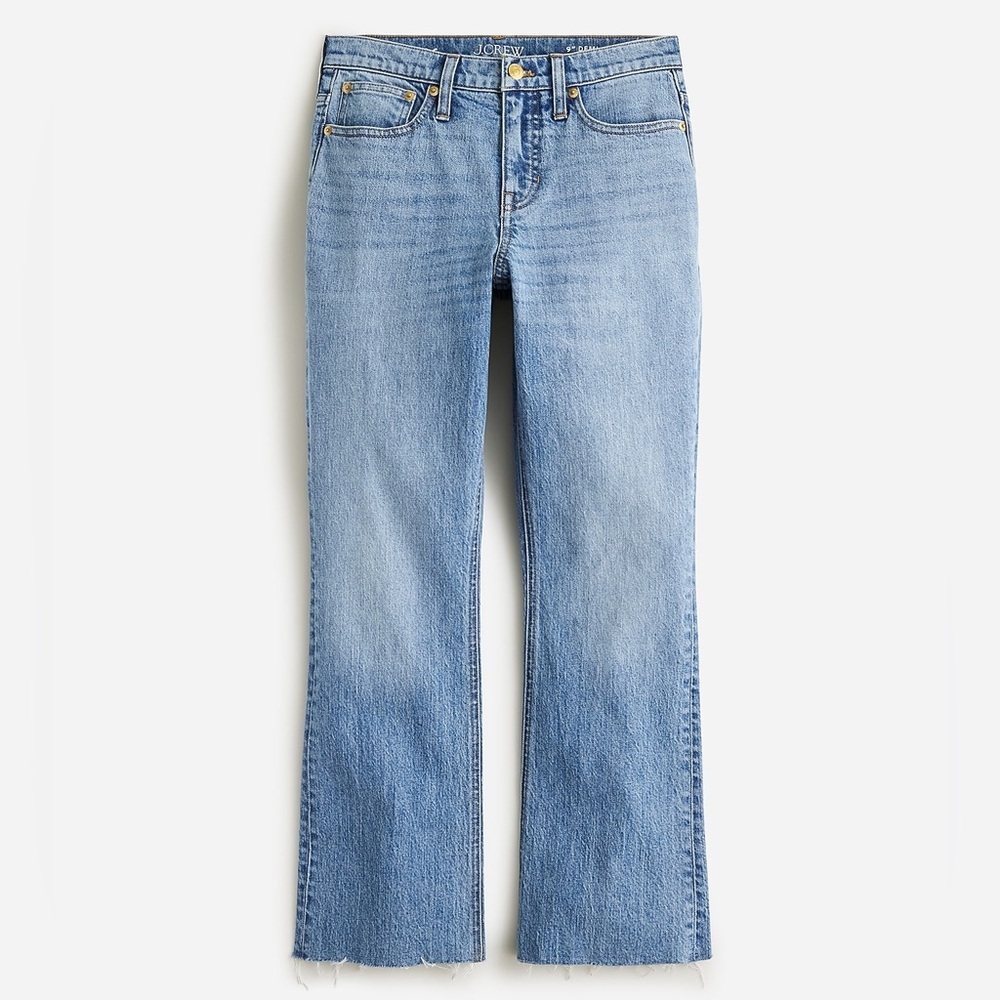 NWT J. Crew Demi Boot Crop Jeans Ruby Wash Blue Denim Size 36 Style #BX773